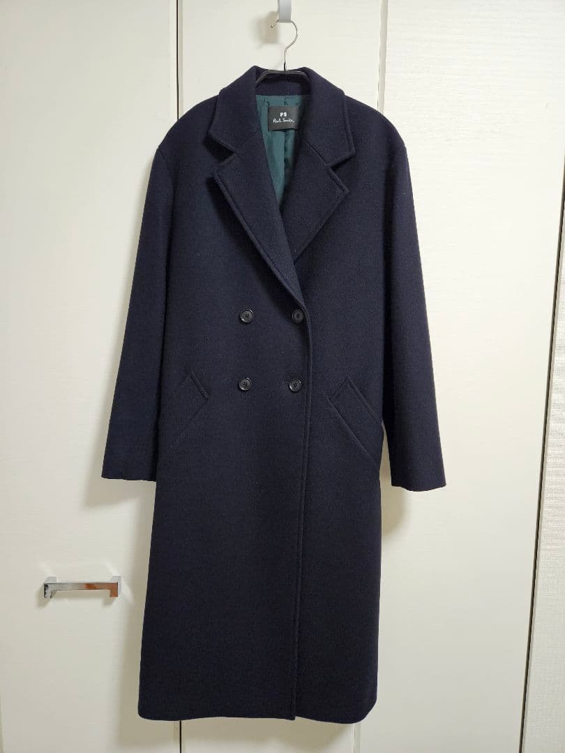 PS　Paul Smith　チェスターコート　黒　ブラック　38