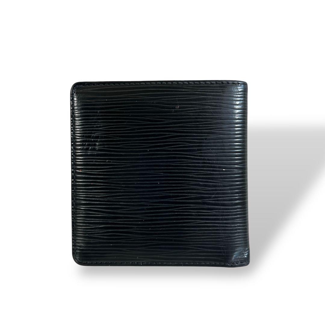 ルイヴィトン　二つ折り財布　お札入れ　ポルトビエ6 カルトクレディ　エピ　ロゴ