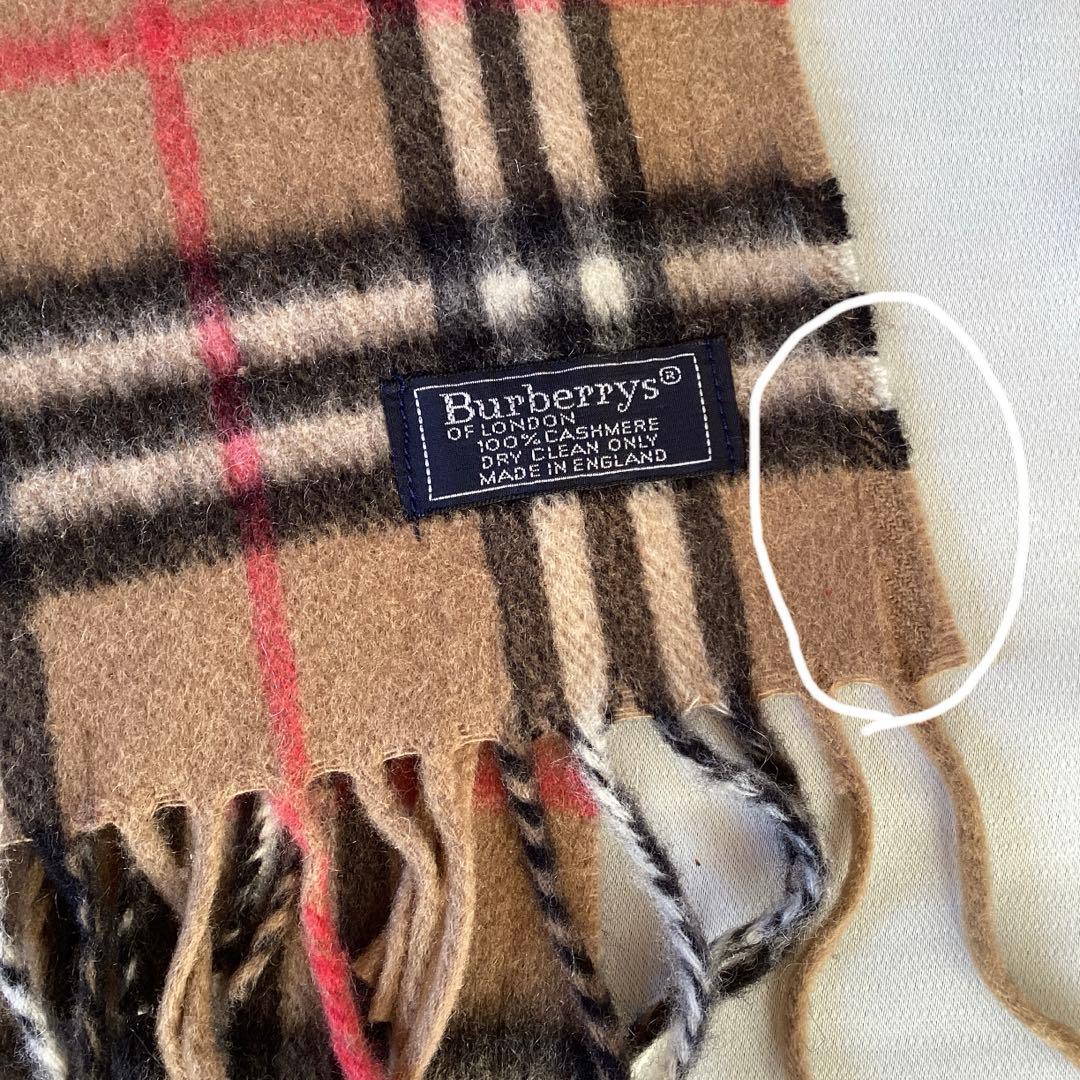 Burberrys 100% カシミヤ マフラー