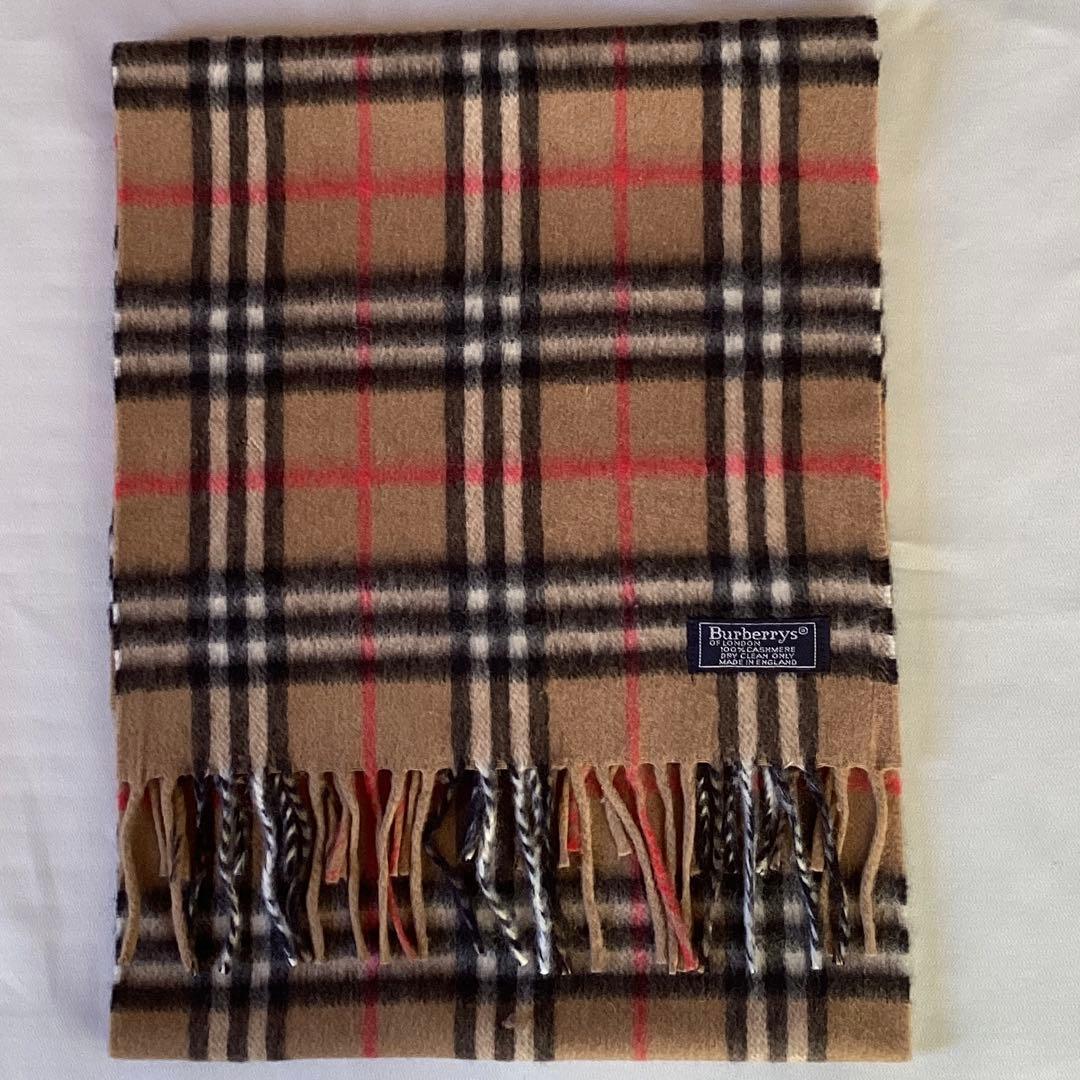 Burberrys 100% カシミヤ マフラー