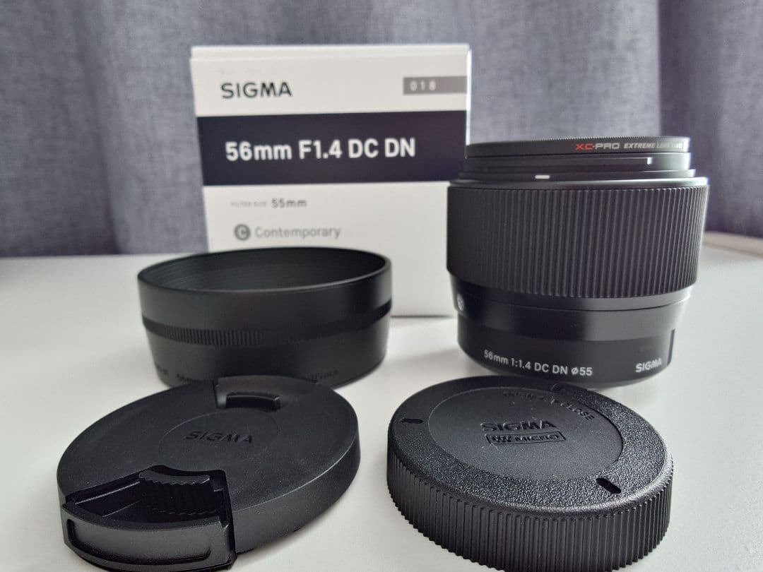 【新品同様】シグマ 56mm F1.4 DC DN [マイクロフォーサーズ用]