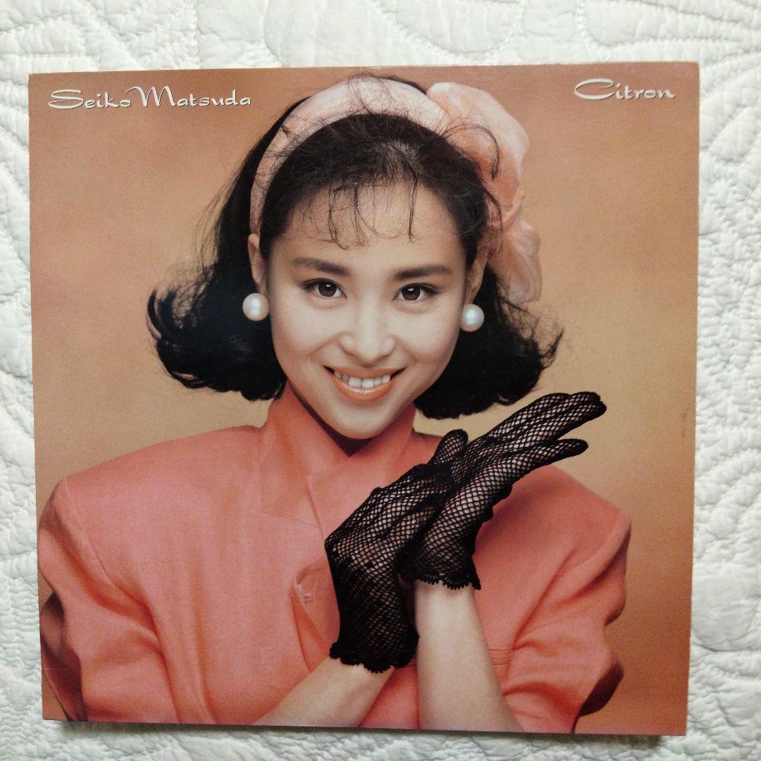 松田聖子Citron LP 見本盤