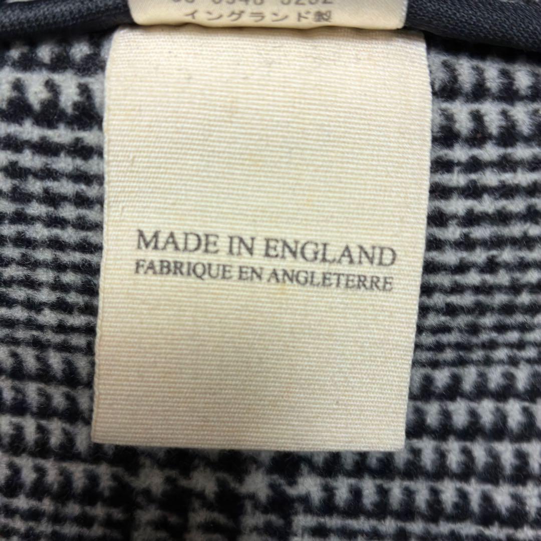 美品　ロンドントラディション　ビームス　ダッフルコート　グレンチェック　L　黒