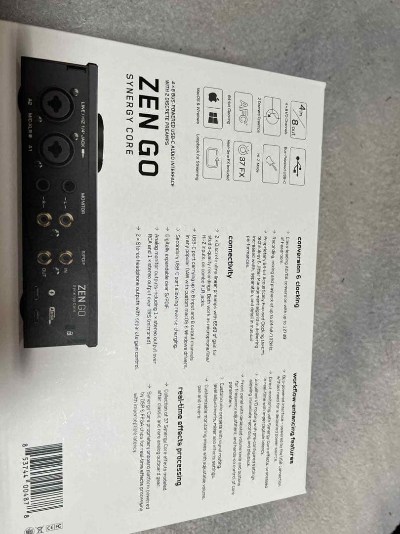 Antelope Audio ZEN GO USB オーディオインターフェイス