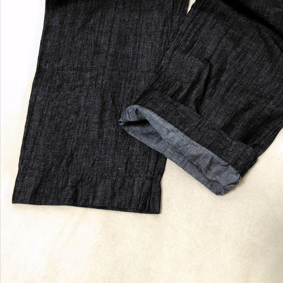 TODAYFUL リネン混 デニム サロペット オーバーオール インディゴ