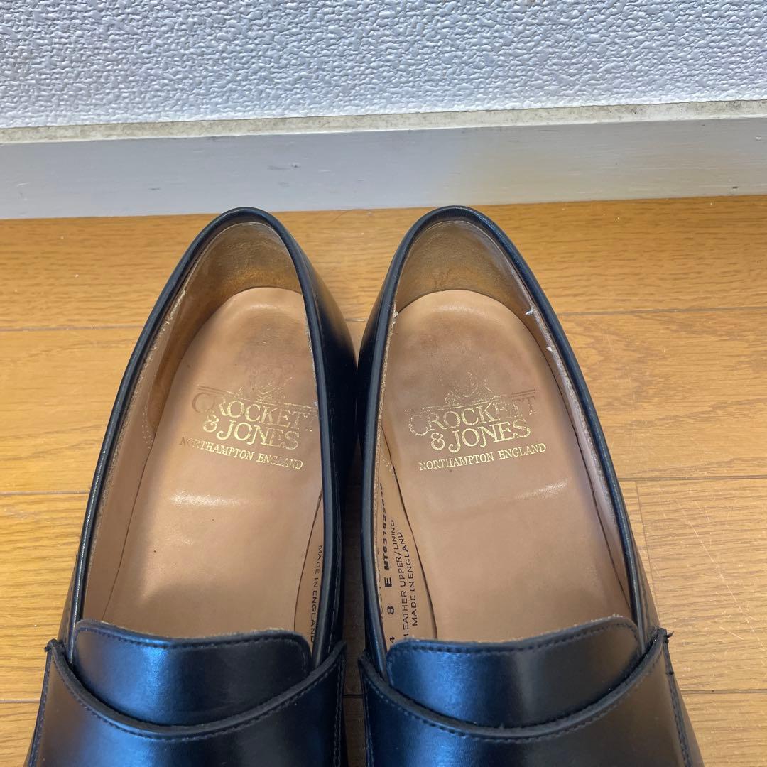 クロケットアンドジョーンズ　Boston 2 8E ローファー　ブラック