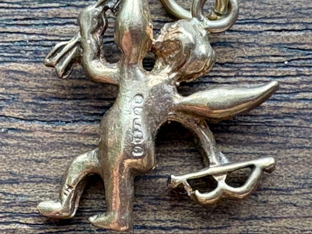 英国ヴィンテージ✳︎キューピッドペンダントトップ