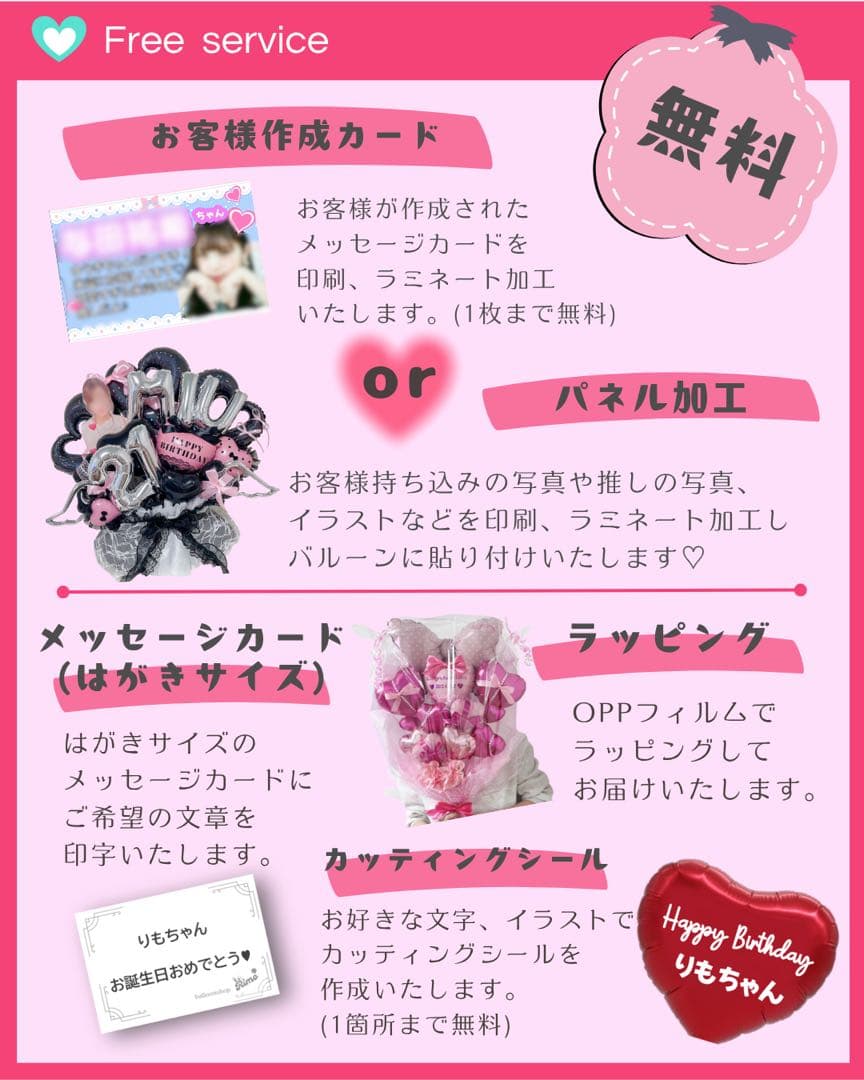 【♡様】7/31 神奈川 卓上バルーン バルーンギフト 生誕祭 誕生日 推し活