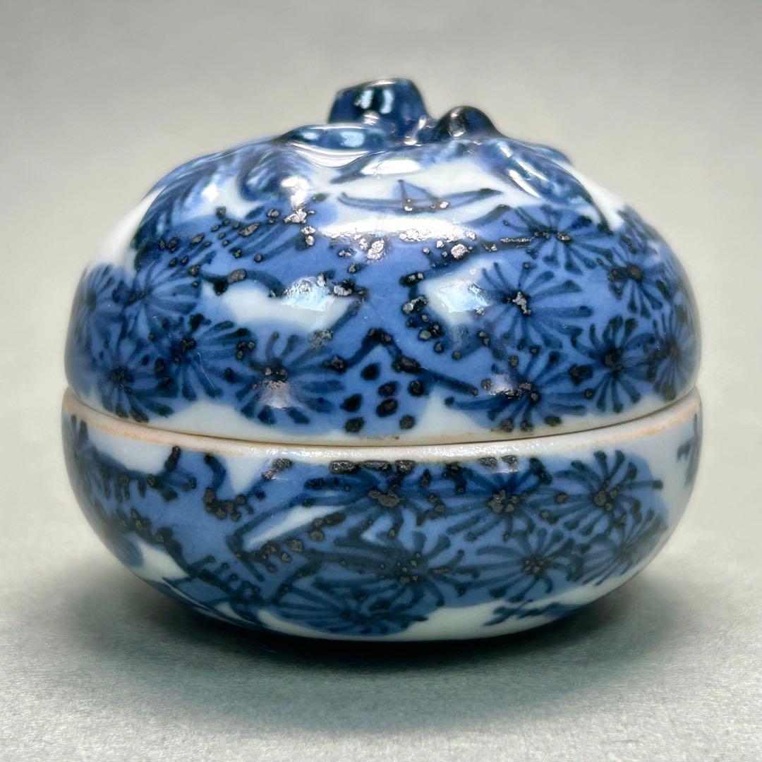 香合　4個セット　『押小路　青磁　呉須　祥瑞　交趾』　茶道具　茶道　共箱　工芸品