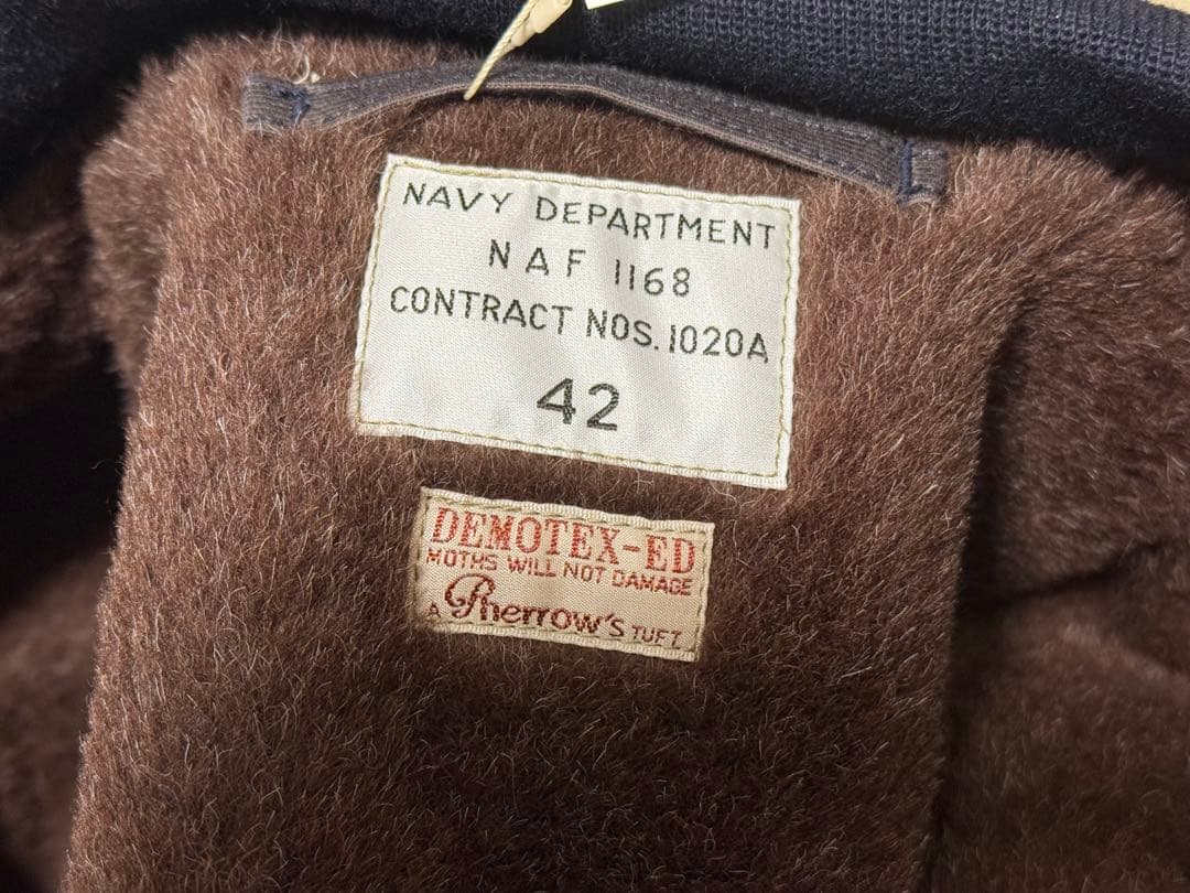 PHERROW'S デッキジャケット　NAVY size42 未使用