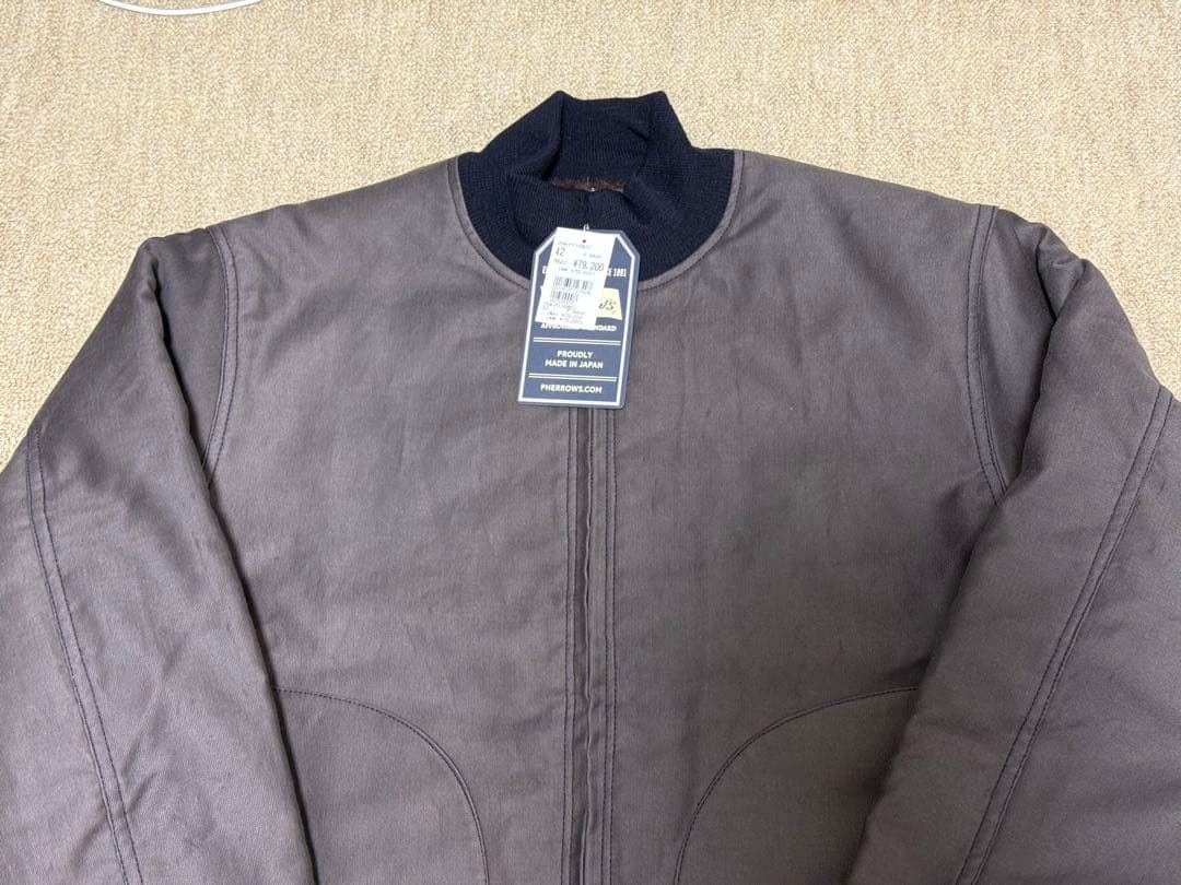 PHERROW'S デッキジャケット　NAVY size42 未使用