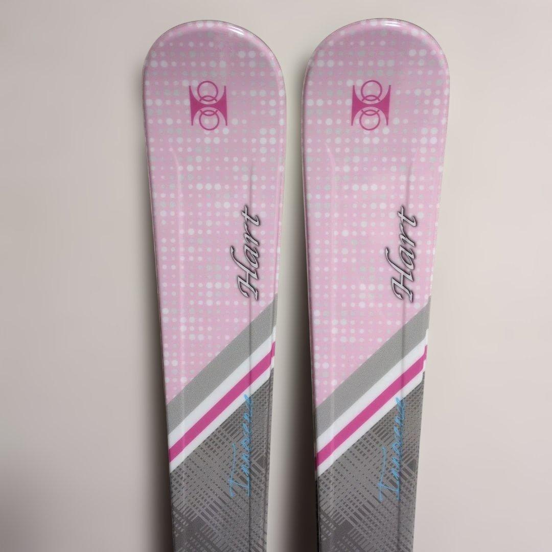 美品　Hart スキー板 ピンク グレー