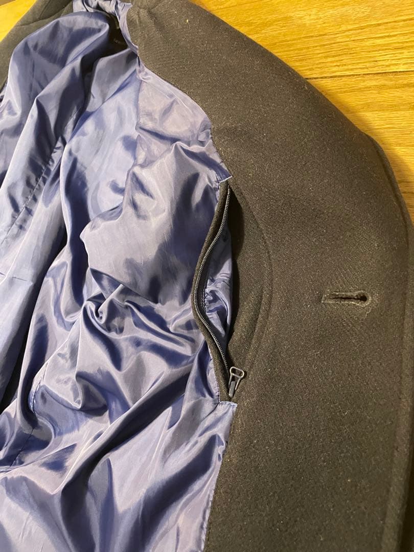 【交渉歓迎】Armani Exchange ネイビー チェスターコートL〜XL