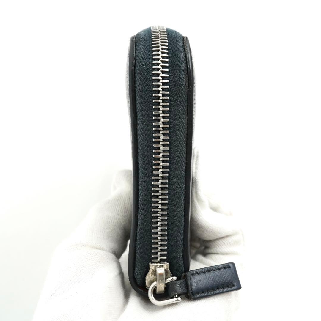 ✨極美品・希少デザイン✨　プラダ　長財布　カナパ　サフィアーノレザー　バイカラー