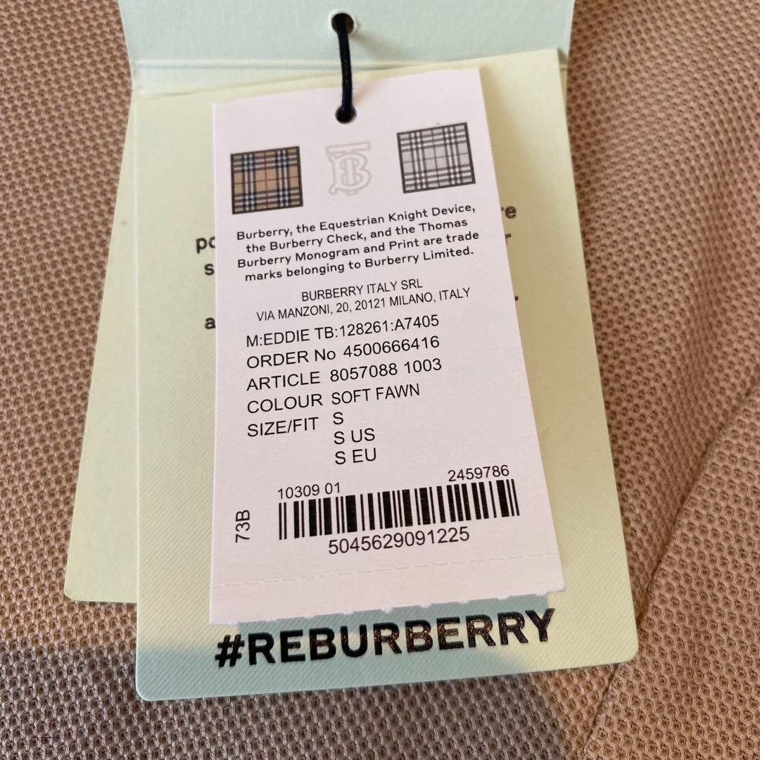 新品 BURBERRY LONDON ベージュ ポロシャツ S バーバリー
