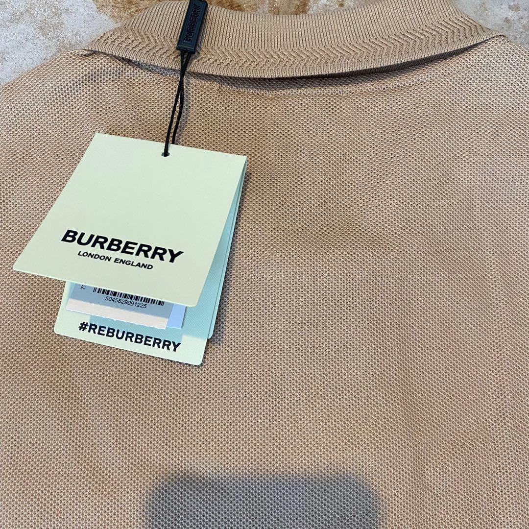 新品 BURBERRY LONDON ベージュ ポロシャツ S バーバリー