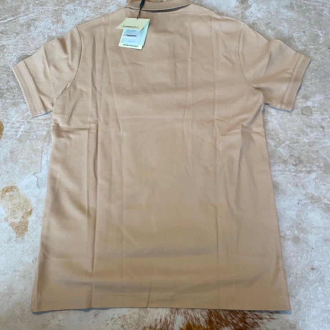 新品 BURBERRY LONDON ベージュ ポロシャツ S バーバリー