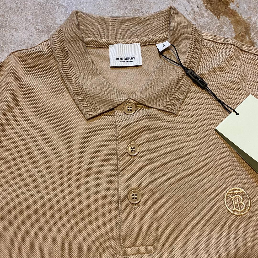 新品 BURBERRY LONDON ベージュ ポロシャツ S バーバリー