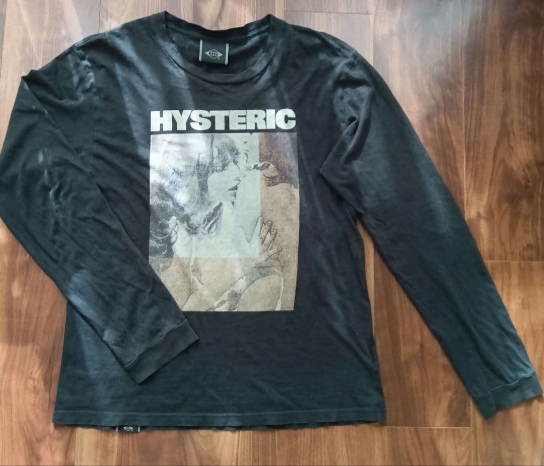 Hysteric Glamour 黒ロンT／Мサイズ