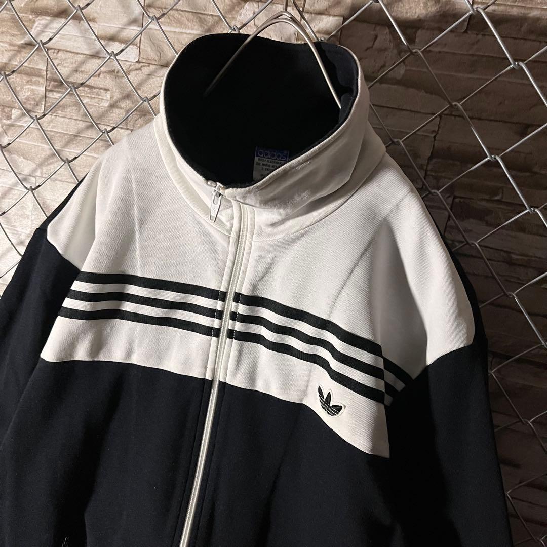 【激レア】80s アディダス　トラックジャケット　西ドイツ　デサント　サイズ6