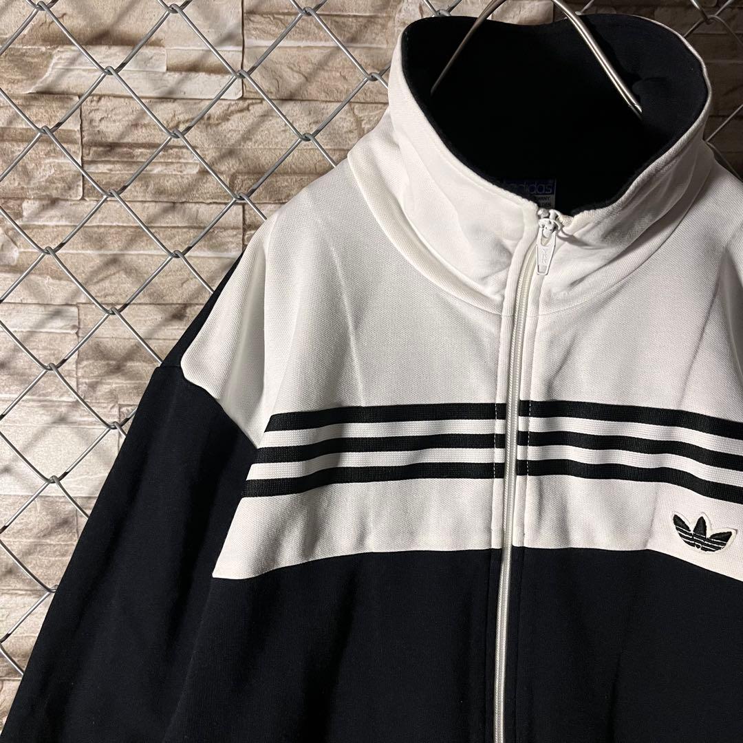 【激レア】80s アディダス　トラックジャケット　西ドイツ　デサント　サイズ6