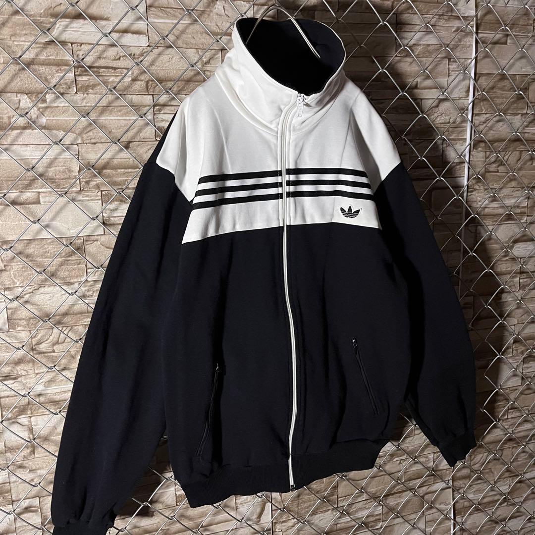 【激レア】80s アディダス　トラックジャケット　西ドイツ　デサント　サイズ6