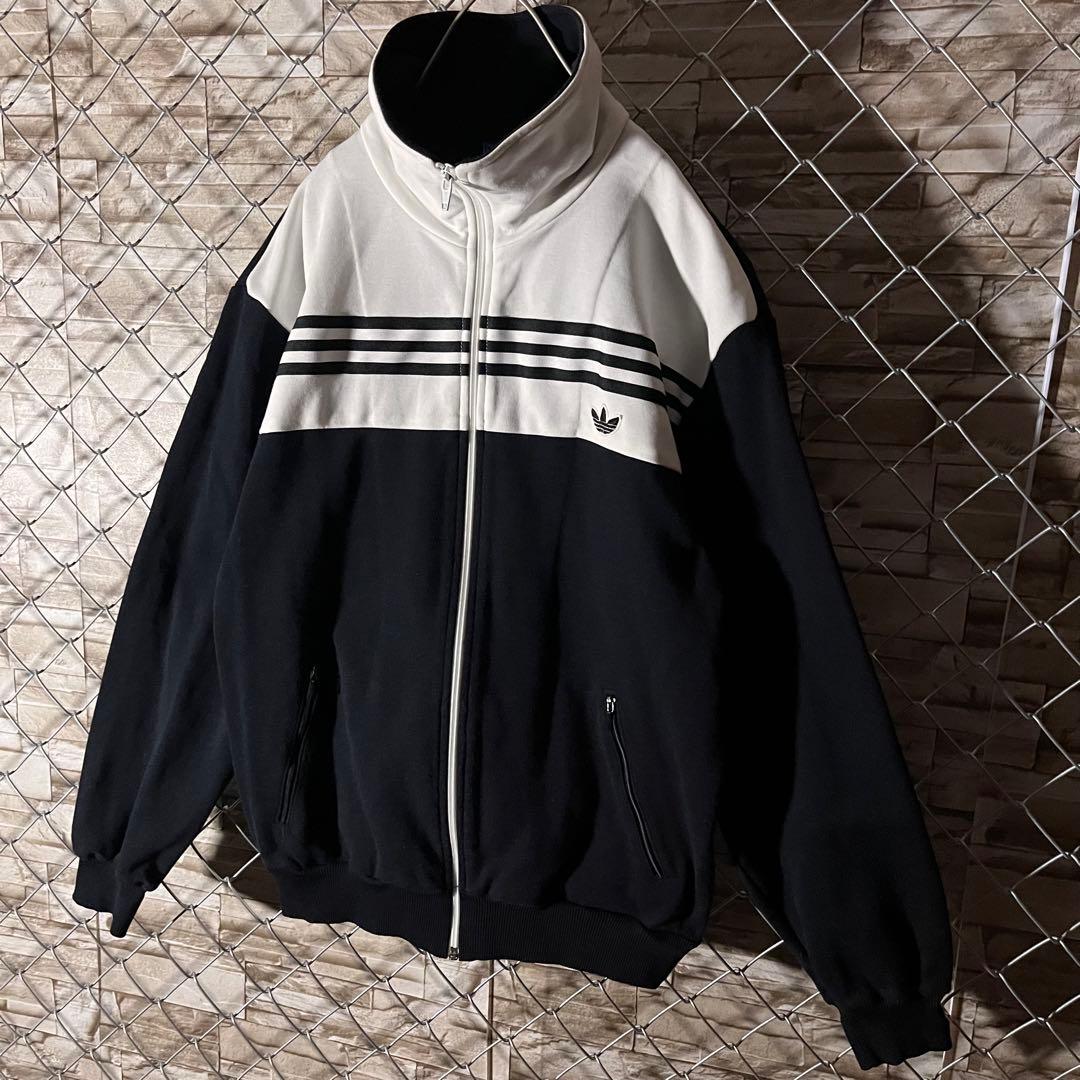 【激レア】80s アディダス　トラックジャケット　西ドイツ　デサント　サイズ6