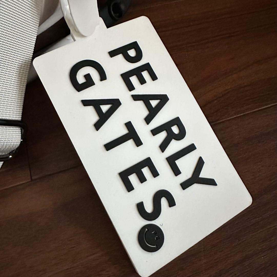 未使用 PEARLY GATES パーリーゲイツ セルフスタンドバッグ ホワイト