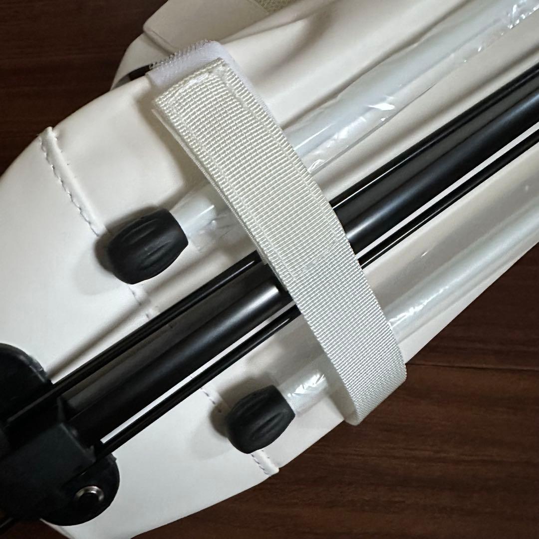 未使用 PEARLY GATES パーリーゲイツ セルフスタンドバッグ ホワイト