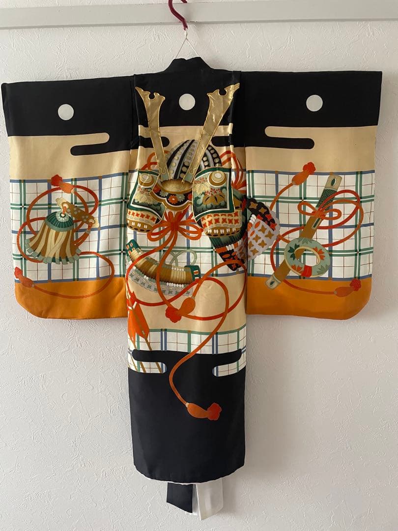 七五三　3歳　正絹お着物　被布コーデセット