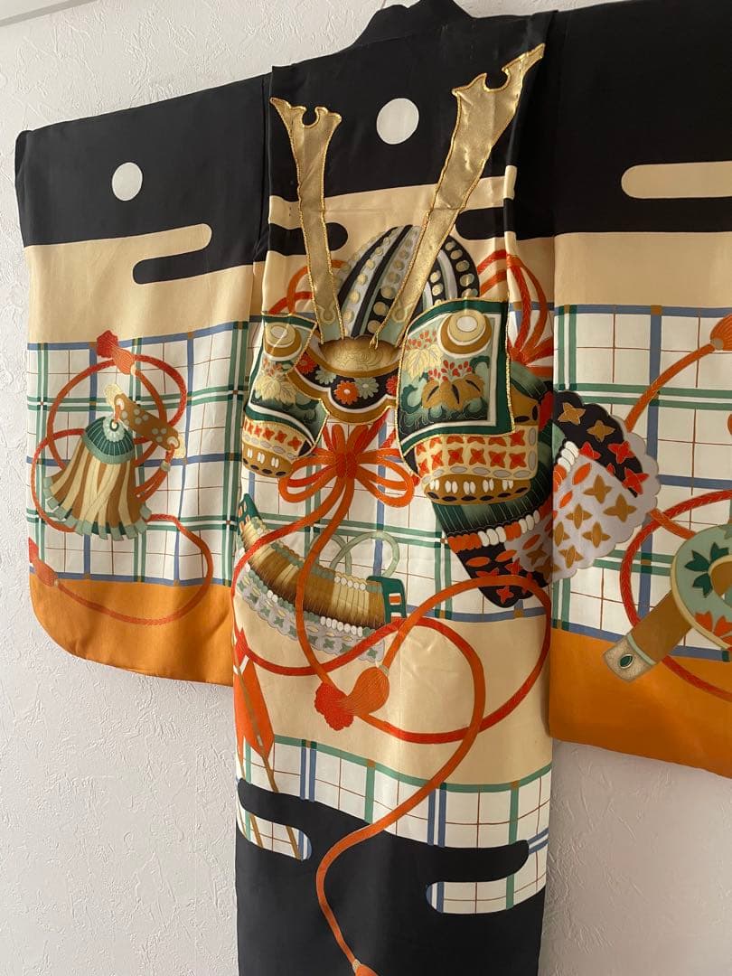 七五三　3歳　正絹お着物　被布コーデセット