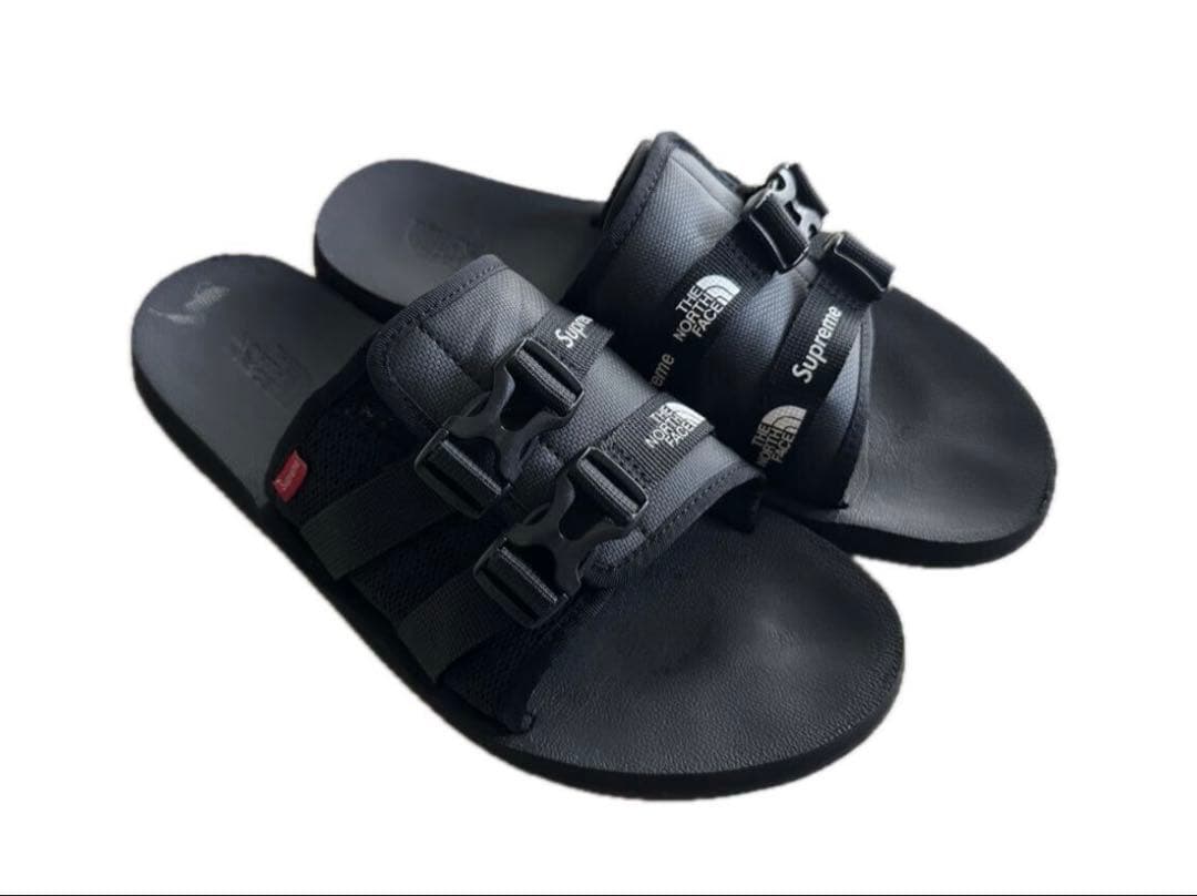 Supreme×The North Face コラボサンダル ブラック 29.0