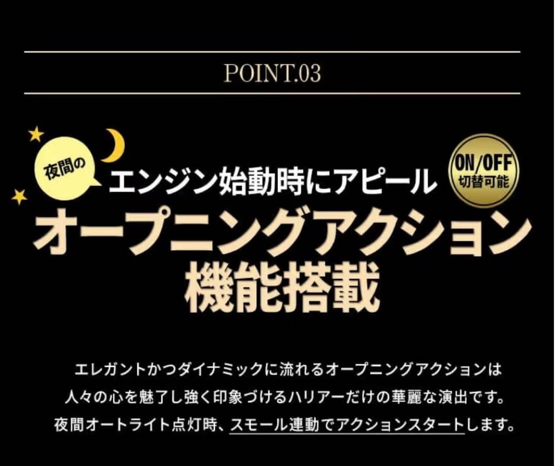 80系ハリアー シェアスタイル シーケンシャルテールランプ