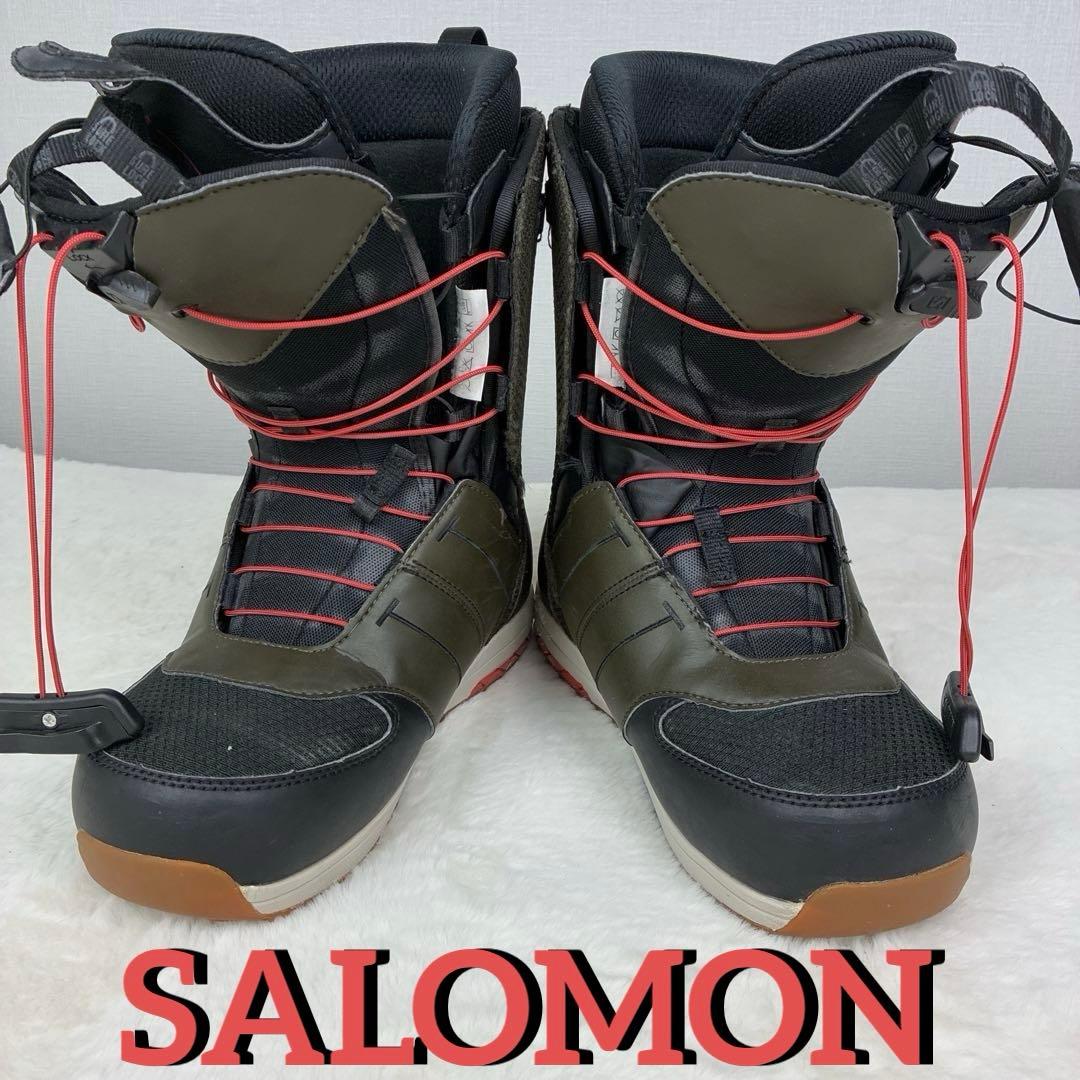 サロモン LAUNCH 26.5cm スノボブーツ カーキ