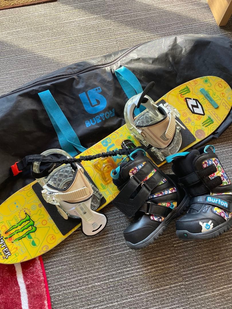 BURTON バートン 90cm スノーボードセット キッズ 子供