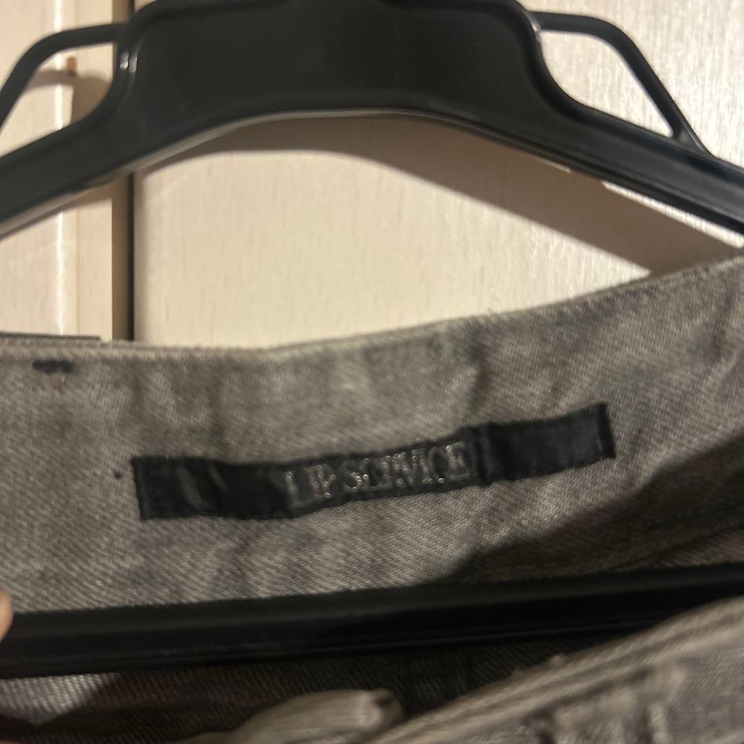 LIT SERVICE ダメージ加工ショートパンツ グレー 平成ギャル y2k