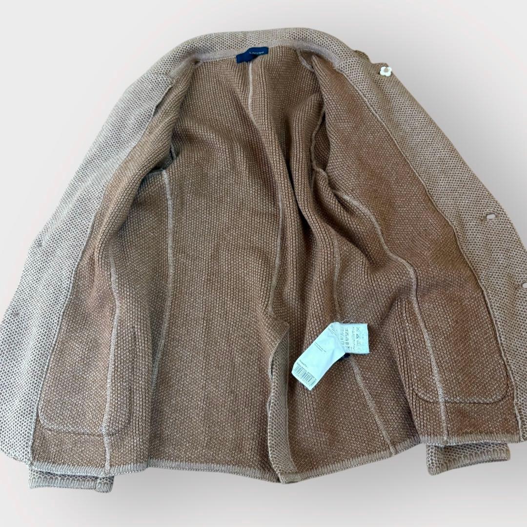 LARDINI ラルディーニ アルパカ混　ニットジャケット テーラードジャケット