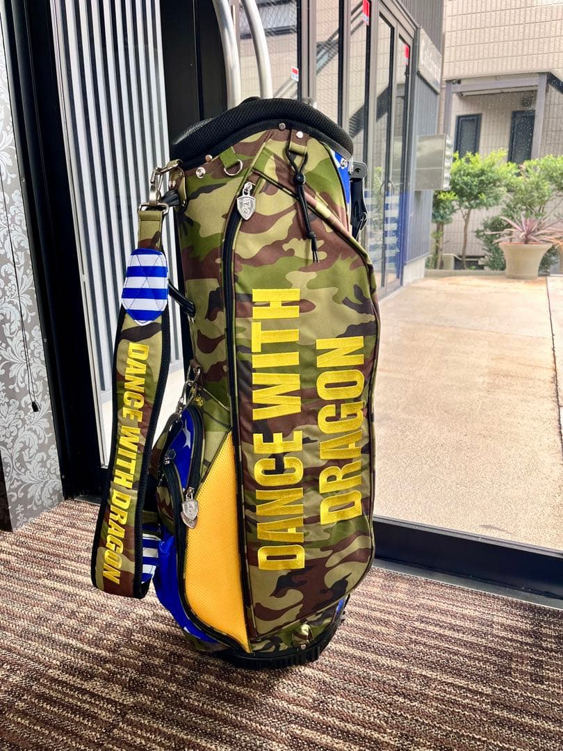 ダンスウィズドラゴン 迷彩柄キャディバッグ