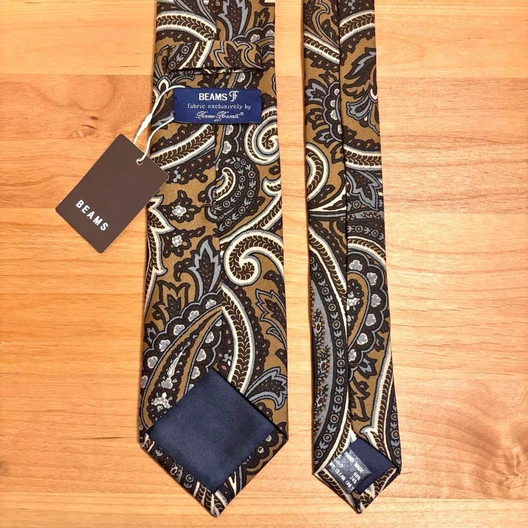 と*♪様 25AW ビームスF×Fermo Fossati ウールシルクペイズリ