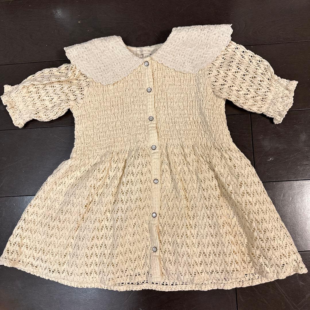 ワンピース Bonjour diary RETRO TUNIQUE handsmock