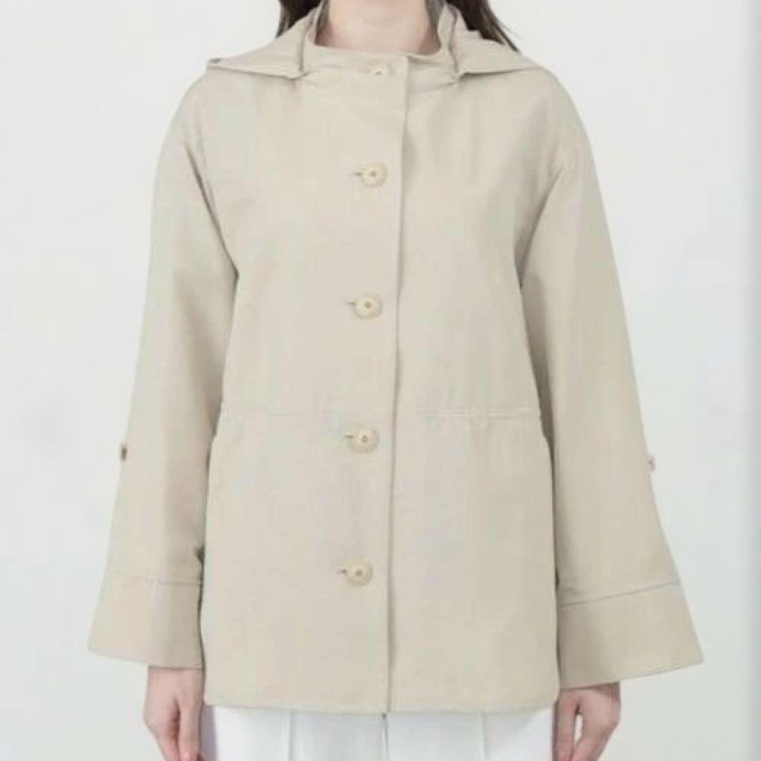 アマカベージュ スプリングハーフコート（サイズ40）