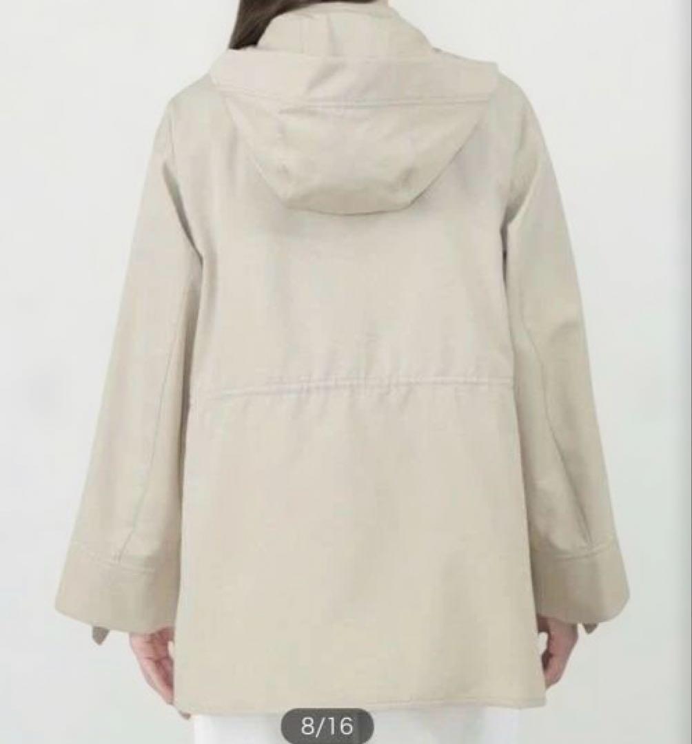 アマカベージュ スプリングハーフコート（サイズ40）