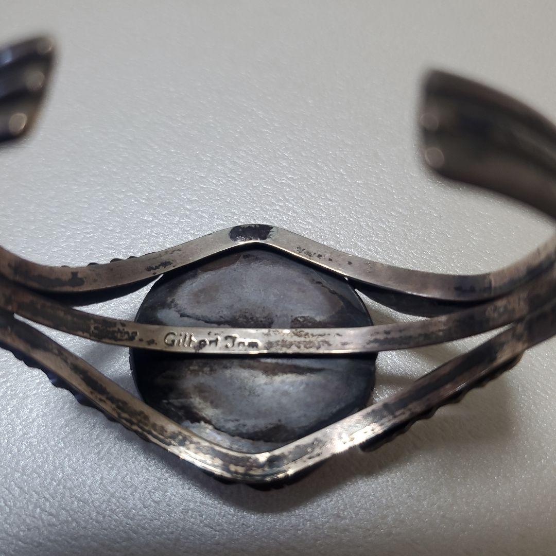 インディアンジュエリー　ナバホ　バングル　インカローズ