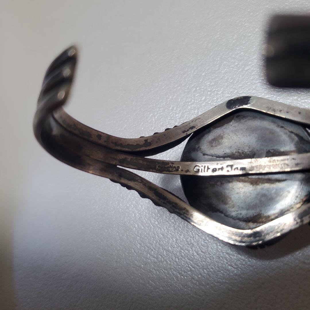 インディアンジュエリー　ナバホ　バングル　インカローズ