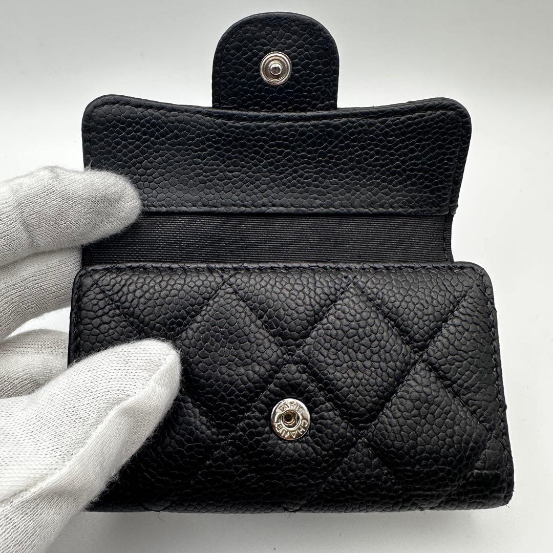 CHANEL シャネル キャビアスキン マトラッセ キーケース 6連