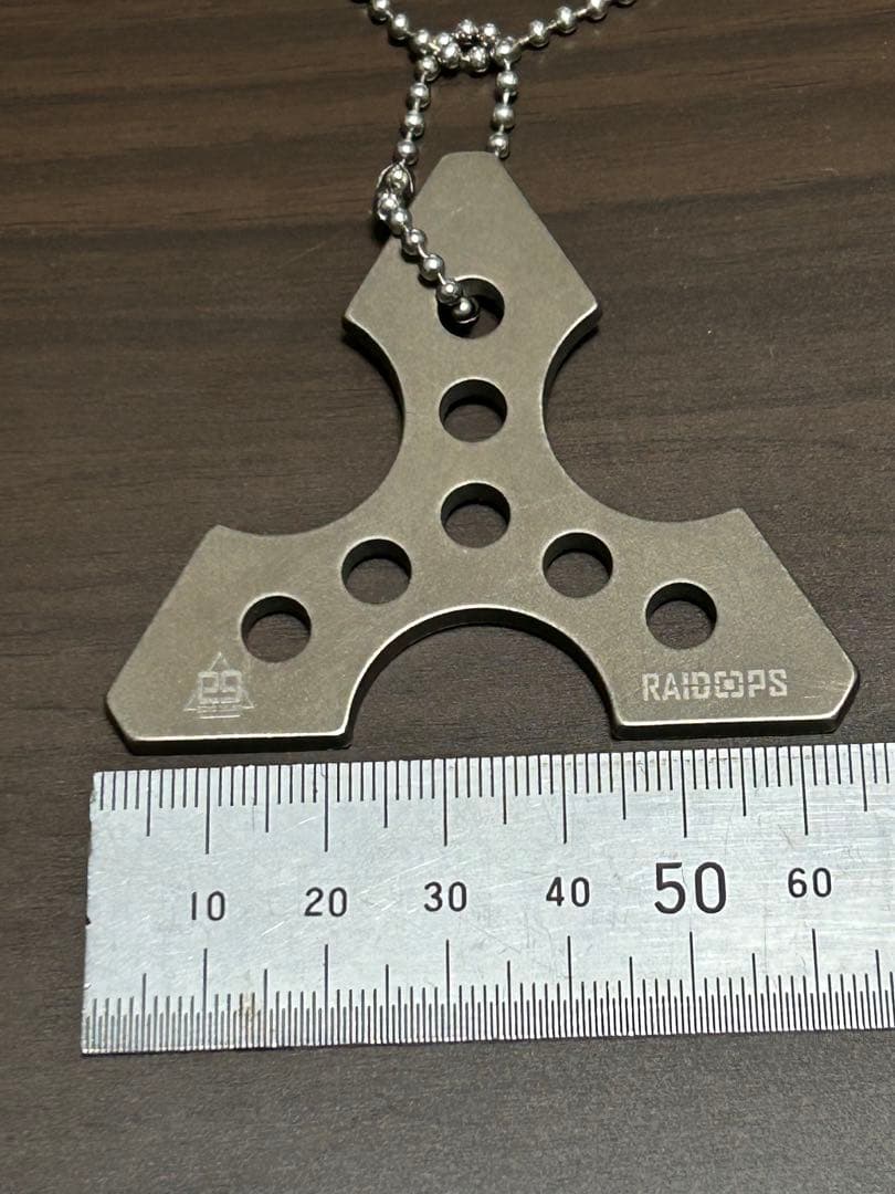 エコナイナー チタンアクセサリー POCKET DELTA 護身 クボタン