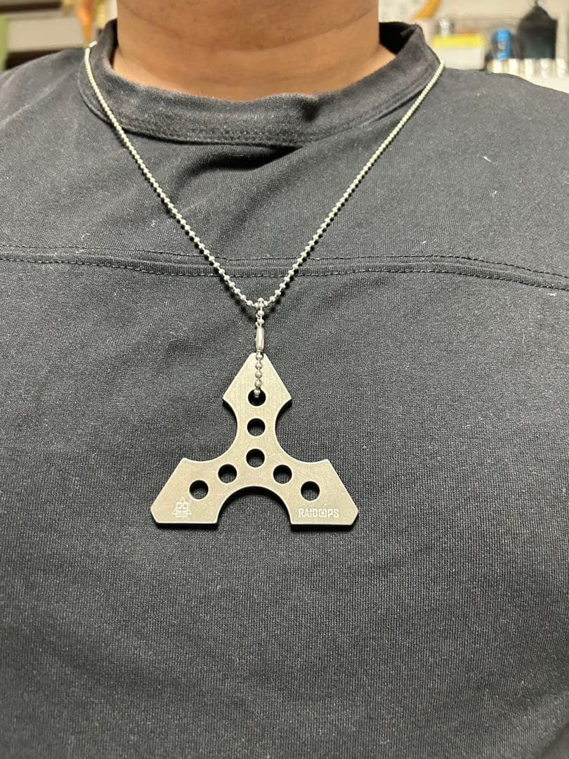 エコナイナー チタンアクセサリー POCKET DELTA 護身 クボタン