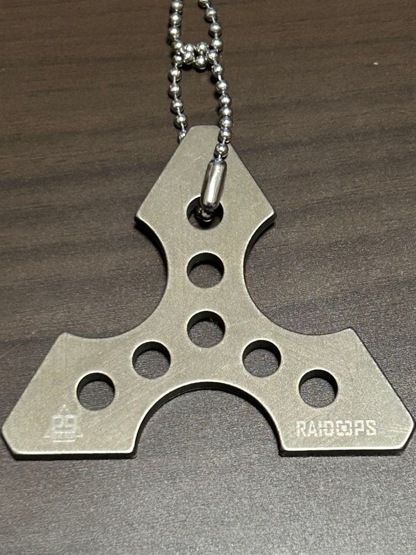 エコナイナー チタンアクセサリー POCKET DELTA 護身 クボタン