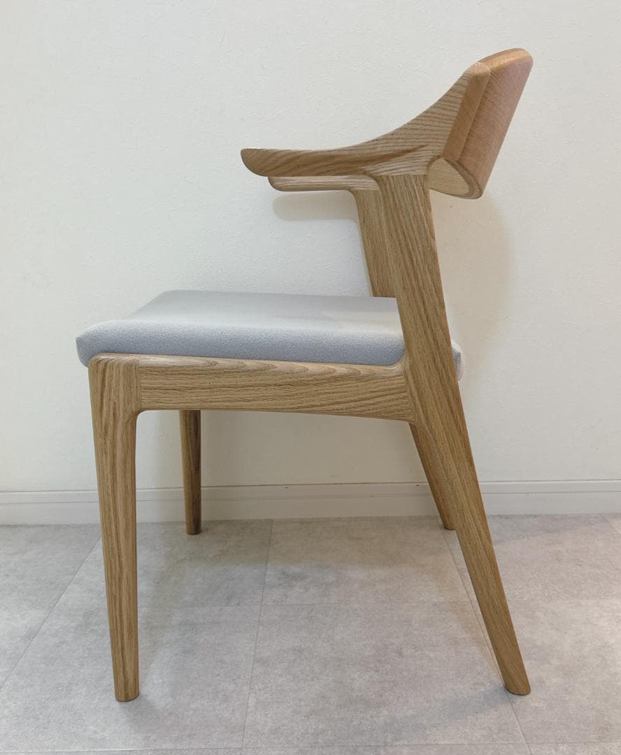 ナガノインテリア DC354 アームチェア オーク グレー