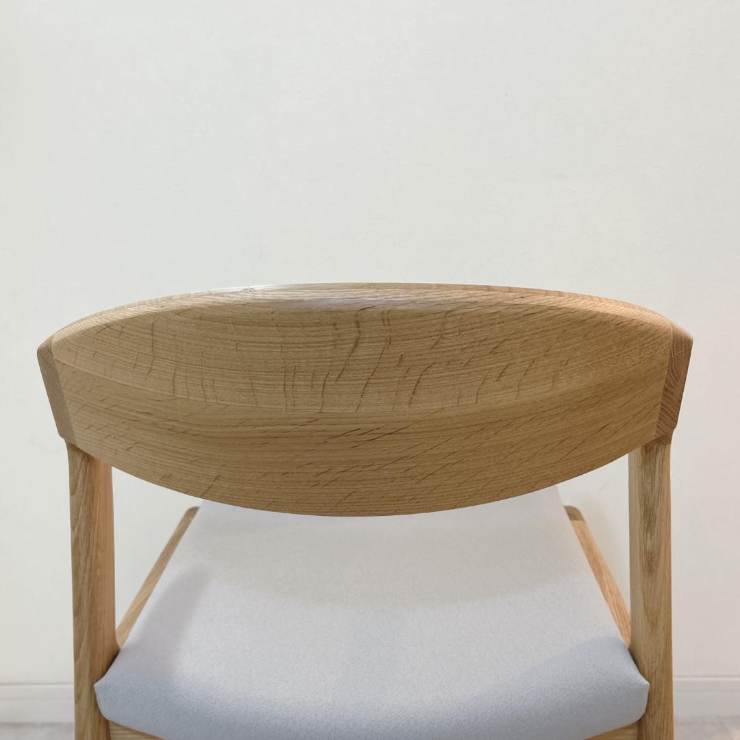 ナガノインテリア DC354 アームチェア オーク グレー